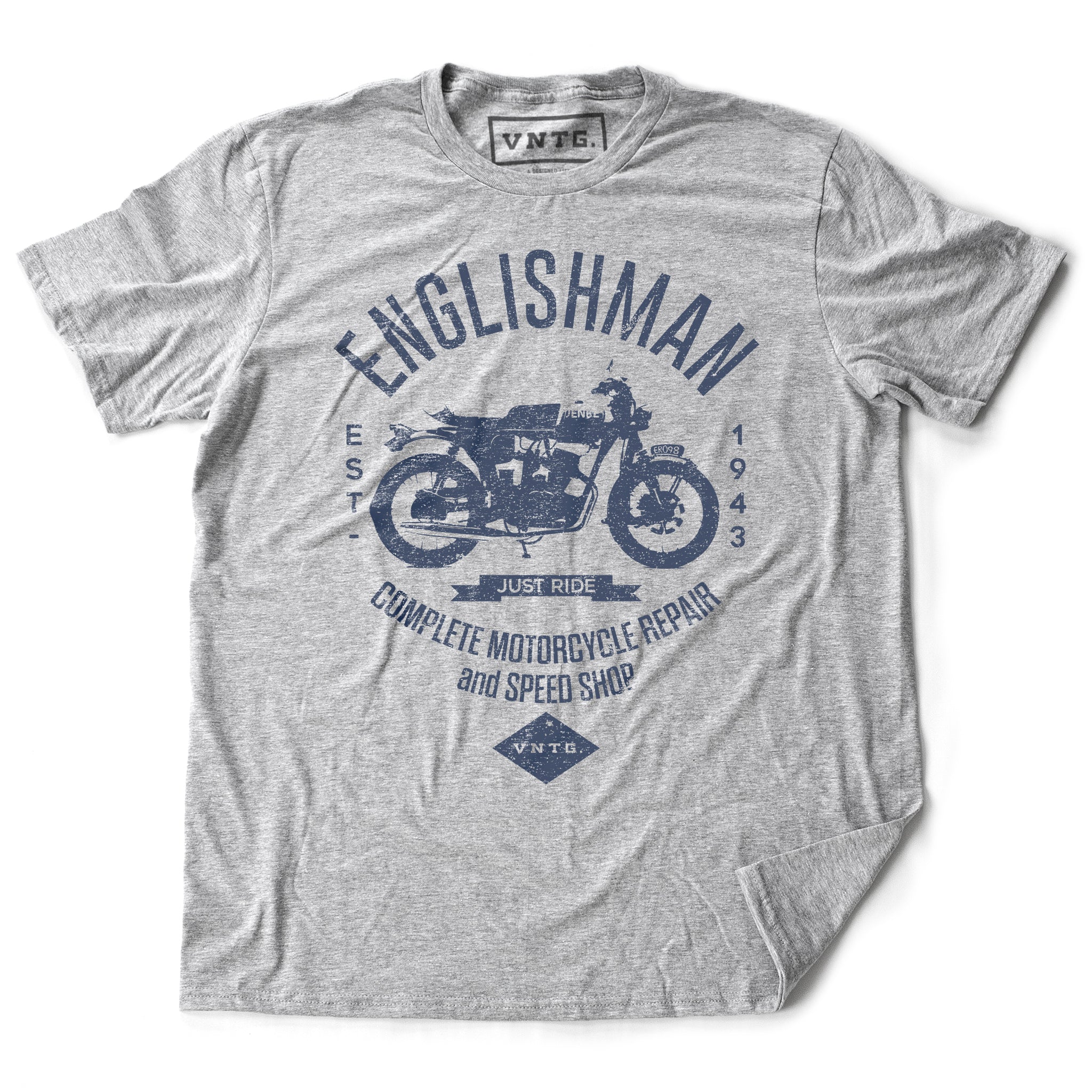 Englishman Motorcycle Repair and Speed Shop — Short-Sleeve Unisex T-Shirt